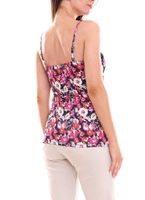 melrose women's top stylish summer shirt with all-over floral pattern 91032254 red/black