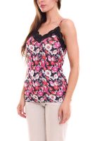 melrose women's top stylish summer shirt with all-over floral pattern 91032254 red/black