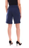 AjC Damen Anzug-Shorts elegante kurze Hose Mode-Bermuda Schwarz oder Dunkelblau