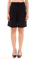 AjC Damen Anzug-Shorts elegante kurze Hose Mode-Bermuda Schwarz oder Dunkelblau