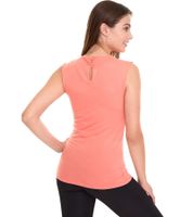 melrose women's top stylish summer shirt with keyhole neckline 33295914 Orange