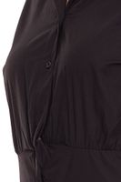 LTB Mao Collar women's summer dress mini dress with button placket blouse dress 66990404 black