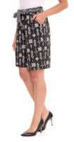 BOYSEN´S women's Bermuda shorts, sustainable high-waist summer trousers with tie belt 97155320 black