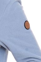 KangaROOS Damen Fleece-Jacke Steppjacke mit Kapuze Übergangs-Jacke 19061321 Blau