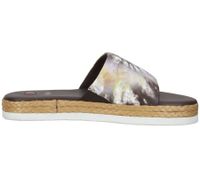 högl ladies beach mules with batik print summer shoes 3-10 0738 in brown or pink