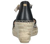 FRED DELA BRETONIERE Compensées sandales à talons compensés pour femmes espadrilles 153010261 noir/beige