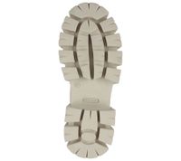 LAZAMANI ladies genuine leather low shoes with two-tone link chain on instep platform slippers 55.082 pink