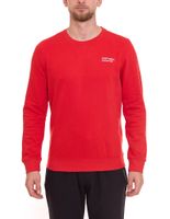 NORTHERN COUNTRY men's sweater with brand print on chest cotton sweater long-sleeved shirt 00009468 red