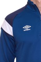 umbro men's training sweater Troyer shirt sports sweater running sweater 65295U blue/white