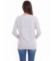 nine 9 months women's simple pregnancy shirt maternity fashion 54707926 gray