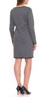 Aniston SELECTED women's dress with all-over print long-sleeved dress 78746568 black/white