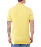 U.S. POLO ASSN. Polo homme chemise basique chemise en coton chemise à manches courtes 197 63899 52520 jaune ou orange