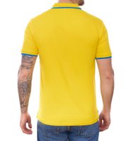 U.S. POLO ASSN. Men's polo shirt, basic shirt, cotton shirt, short-sleeved shirt, 197 68163 52520 112 yellow/dark blue