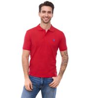 U.S. POLO ASSN. Polo uomo basic camicia cotone camicia manica corta 197 61092 52520 155 rosso/blu