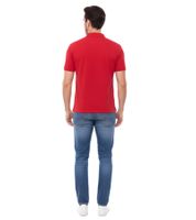 U.S. POLO ASSN. Polo uomo basic camicia cotone camicia manica corta 197 61092 52520 155 rosso/blu