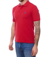 U.S. POLO ASSN. Polo uomo basic camicia cotone camicia manica corta 197 61092 52520 155 rosso/blu