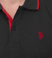 U.S. POLO ASSN. Camicia di base per polo da uomo camicia di cotone a maniche corte in diversi modelli e colori