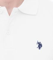 U.S. POLO ASSN. Camicia di base per polo da uomo camicia di cotone a maniche corte in diversi modelli e colori