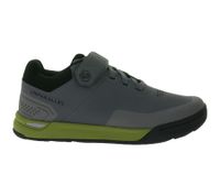 UNPARALLEL UP Link chaussures de cyclisme pour hommes avec semelle EVA chaussures VTT baskets de sport absorbant les vibrations avec sports de vélo OrthoLite avec fermeture velcro 291522 en gris foncé/vert ou bleu foncé/gris