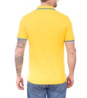 U.S. POLO ASSN. Polo da uomo, in tinta unita o con accenti di colore, camicia basic, camicia in cotone, camicia a maniche corte, giallo, blu, rosso, verde, turchese, azzurro, nero