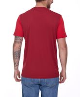 Outfitter OCEAN FABRICS TAHI men's sustainable training shirt with mesh inserts fitness shirt short-sleeved shirt OUT-M-1021-OTW-34 Red
