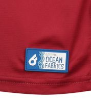 Outfitter OCEAN FABRICS TAHI Camicia da allenamento sostenibile da uomo con inserti in rete Camicia fitness Camicia a maniche corte OUT-M-1021-OTW Rosso, Blu, Nero, Verde o Bianco