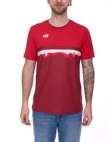 Outfitter OCEAN FABRICS TAHI Camicia da allenamento sostenibile da uomo con inserti in rete Camicia fitness Camicia a maniche corte OUT-M-1021-OTW Rosso, Blu, Nero, Verde o Bianco