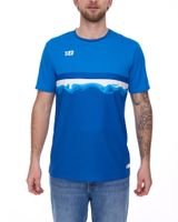 Outfitter OCEAN FABRICS TAHI Camicia da allenamento sostenibile da uomo con inserti in rete Camicia fitness Camicia a maniche corte OUT-M-1021-OTW Rosso, Blu, Nero, Verde o Bianco