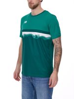 Outfitter OCEAN FABRICS TAHI Camicia da allenamento sostenibile da uomo con inserti in rete Camicia fitness Camicia a maniche corte OUT-M-1021-OTW Rosso, Blu, Nero, Verde o Bianco
