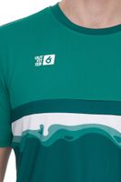 Outfitter OCEAN FABRICS TAHI Camicia da allenamento sostenibile da uomo con inserti in rete Camicia fitness Camicia a maniche corte OUT-M-1021-OTW Rosso, Blu, Nero, Verde o Bianco