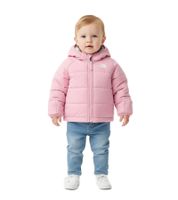 THE NORTH FACE Reversible Perrito Baby Insulation Jacket with Heatseeker Eco Girls Quilted Jacket NF0A7QWOR6R0 Pink/Multi-Coloured