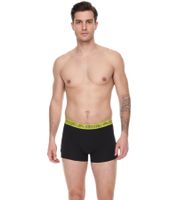 Confezione da 2 boxer uomo Kappa con lettering brand e mutande logo 351K1JW nero/lime o nero/viola