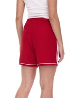 Short de sport adidas Squadra 17 pour femme avec technologie ClimaLite pantalon d'entraînement BK4779 rouge/blanc