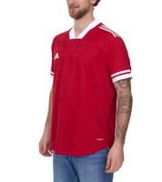 Camiseta de fútbol adidas Condivo 20 de manga corta para hombre con AeroReady FT7257 rojo/blanco
