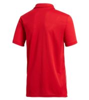 adidas Core 18 children's breathable polo shirt with Climalite technology sports shirt CV3681 red/white