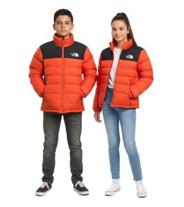 THE NORTH FACE Massif down jacket children's boys' ski jacket youth water-repellent snow jacket NF0A827Z1W2 orange/black