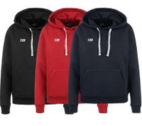 Outfitter Ocean Fabrics Thai Herren und Damen Hoodie nachhaltiger Baumwoll-Pullover mit Kapuze im Basic-Style OUT-1003-OTW Schwarz, Rot oder Dunkelblau