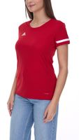 adidas Team 19 women's training shirt with Climacool technology sports shirt DX7248 red