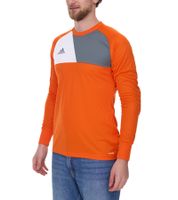 adidas Assita 17 Herren Langarm-Shirt Torwart-Trikot Fitness-Shirt mit Climalite-Technologie Langarm-Pullover AZ5398 Orange/Grau