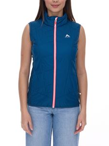 McKINLEY Sansa HYB VST W women's vest, slightly water-repellent quilted vest with PRIMALOFT padding 419862 510 blue