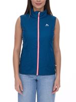 McKINLEY Sansa HYB VST W women's vest, slightly water-repellent quilted vest with PRIMALOFT padding 419862 510 blue