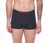 Confezione da 2 REPLAY Boxer retrò da uomo intimo stretto I101113 N093 Grigio/Rosso