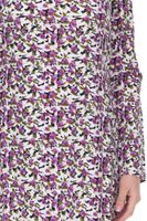 Aniston Damen Sommer-Kleid mit floralem Allover-Print Maxi-Kleid 28702063 Weiß/ Lila/Grün