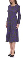 Aniston women's mesh dress with floral pattern, long sleeves 41876054 purple/green