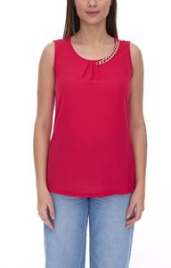 melrose women's top summer shirt with a gold chain leisure shirt 36725307 pink