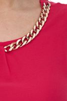 melrose women's top summer shirt with a gold chain leisure shirt 36725307 pink