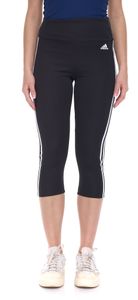 adidas Designed to Move High-Rise 3-Stripes Sport 3/4 Tights Women's Sports Leggings with AeroReady Fitness Pants Capri Leggings GL3985 Black