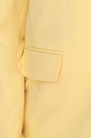 AjC Damen Blazer hüftlanger Boyfriend-Blazer mit Innenfutter und Ein-Knopf-Verschluss 53438757 Gelb
