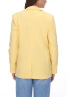 AjC Damen Blazer hüftlanger Boyfriend-Blazer mit Innenfutter und Ein-Knopf-Verschluss 53438757 Gelb