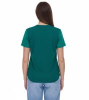 Outfitter OCEAN FABRICS TAHI women's sustainable training shirt with mesh inserts fitness shirt short-sleeved shirt OUT-W-1021-OTW in green, blue, red, black or light blue/white